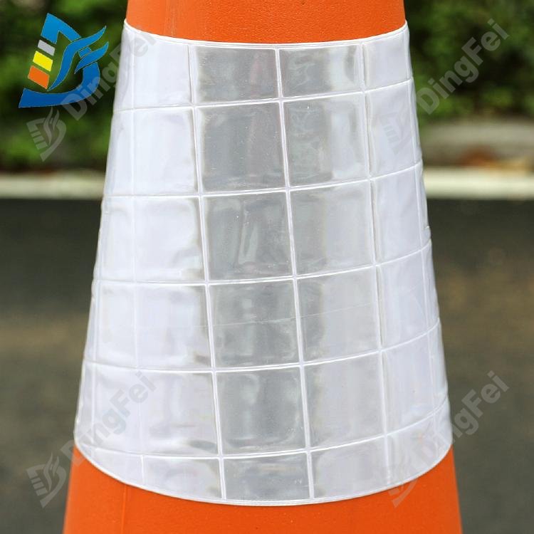 Customized Size Durable Reflective Traffic Safety Cone Sleeve - 